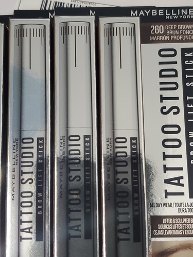 Maybelline New York Tattoo Studio Brow Lift Stick 260 DEEP BROWN 0.038 oz(4pks) - Picture 4 of 4