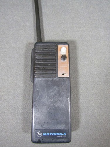 Motorola Handie-Com zulässiges Bergbauradio mit Lederhülle WIE ZUM TEIL VERKAUFT - Bild 1 von 14