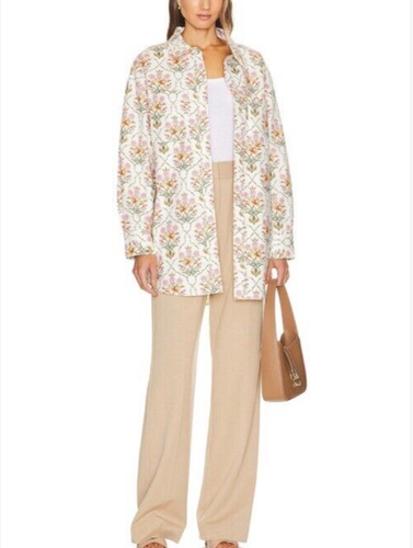 NWT $248 Favorite Daughter x Anthropologie Floral Print S Button Blouse / Jacket - Picture 4 of 18