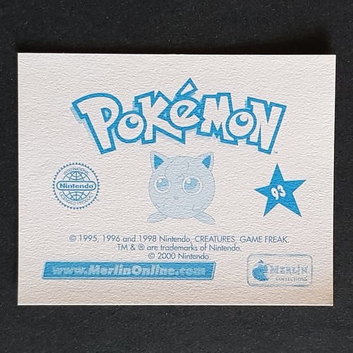 Pokemon "Figurine Adesive Merlin 2000 2a Serie" ENTRA e SCEGLI - Foto 187 di 406