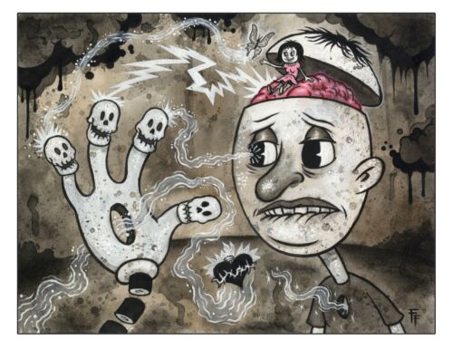 POP SURREALISMO LOWBROW ANIMACIÓN ARTE IMPRESIÓN POR FRANK FORTE Juego de impresión de bellas artes - Imagen 18 de 51