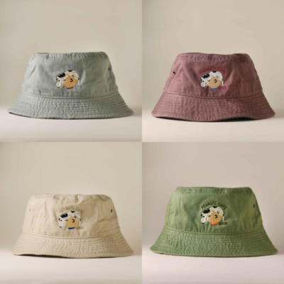 Peanuts Snoopy Peanuts Cafe Bucket Hat HAT-BCT-002 Red Green