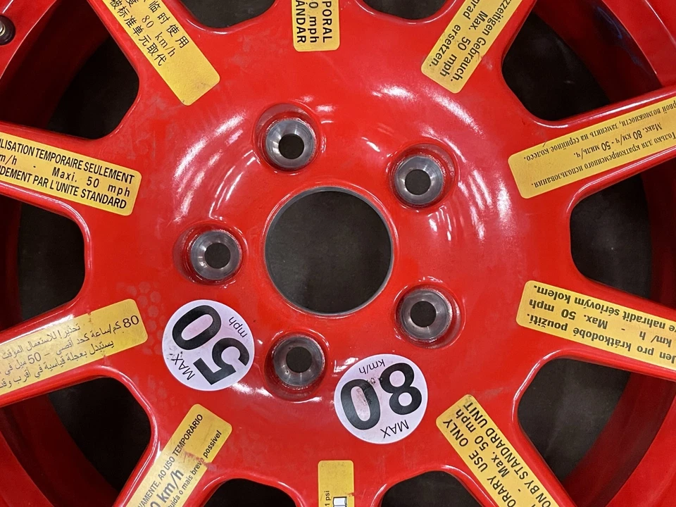 ⭐2011-2018 PORSCHE CAYENNE NEUMÁTICO DE REPUESTO RUEDA DONUT LLANTA 18" 6,4x18 OEM LOTE2542 Foto 3 de 4