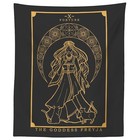 The Goddess Freyja Tarot Card Tapestry Norse Pagan Witch Wall Art Wicca (60x50)