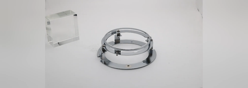 1PC 5-3/4" 5.75inch Chrome LED Headlight Mounting Ring Bracket Holder for Motors - Video 1 of 1