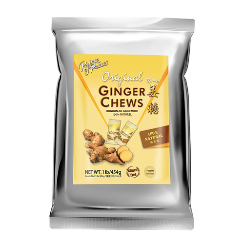 Masticables de jengibre originales, 1 lb. Paquete de dulces de jengibre confitados caramelos masticables de jengibre - Imagen 6 de 6