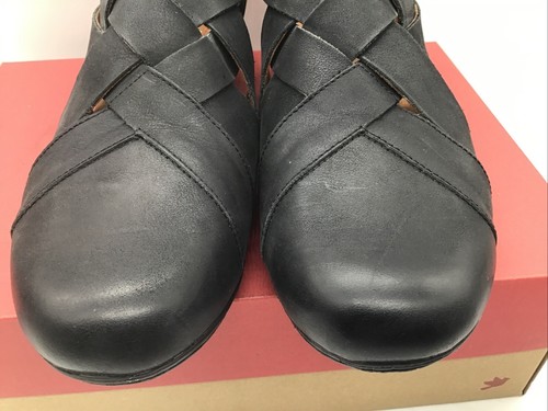 Cobb Hill Women’s Laurel Woven Black Leather Zipper Back Bootie Shoes Sz. 11M - Picture 8 of 20