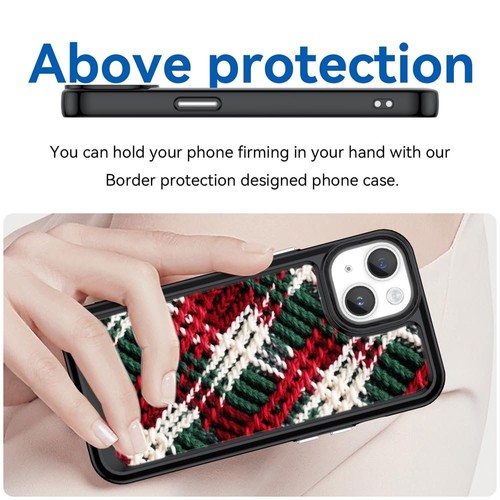 Gingham Plaid Checked christmas Covers For iPhone SE4 16E 12 13 14 15 16 Pro Max - Bild 20 von 25