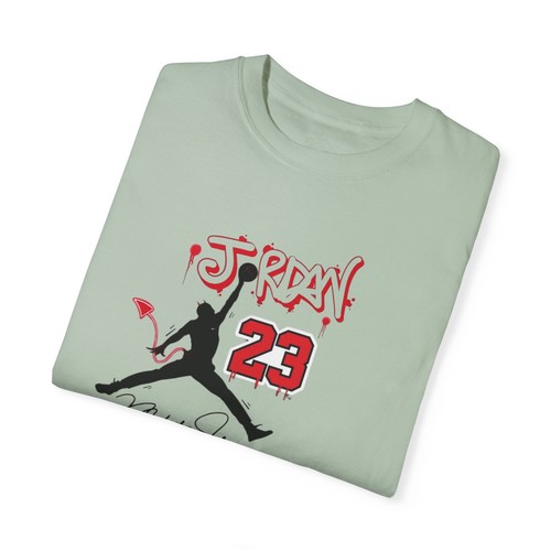Jordan Unisex Garment-Dyed T-shirt - Casual Tee, Cotton Shirt, Vintage Look - Picture 75 of 104