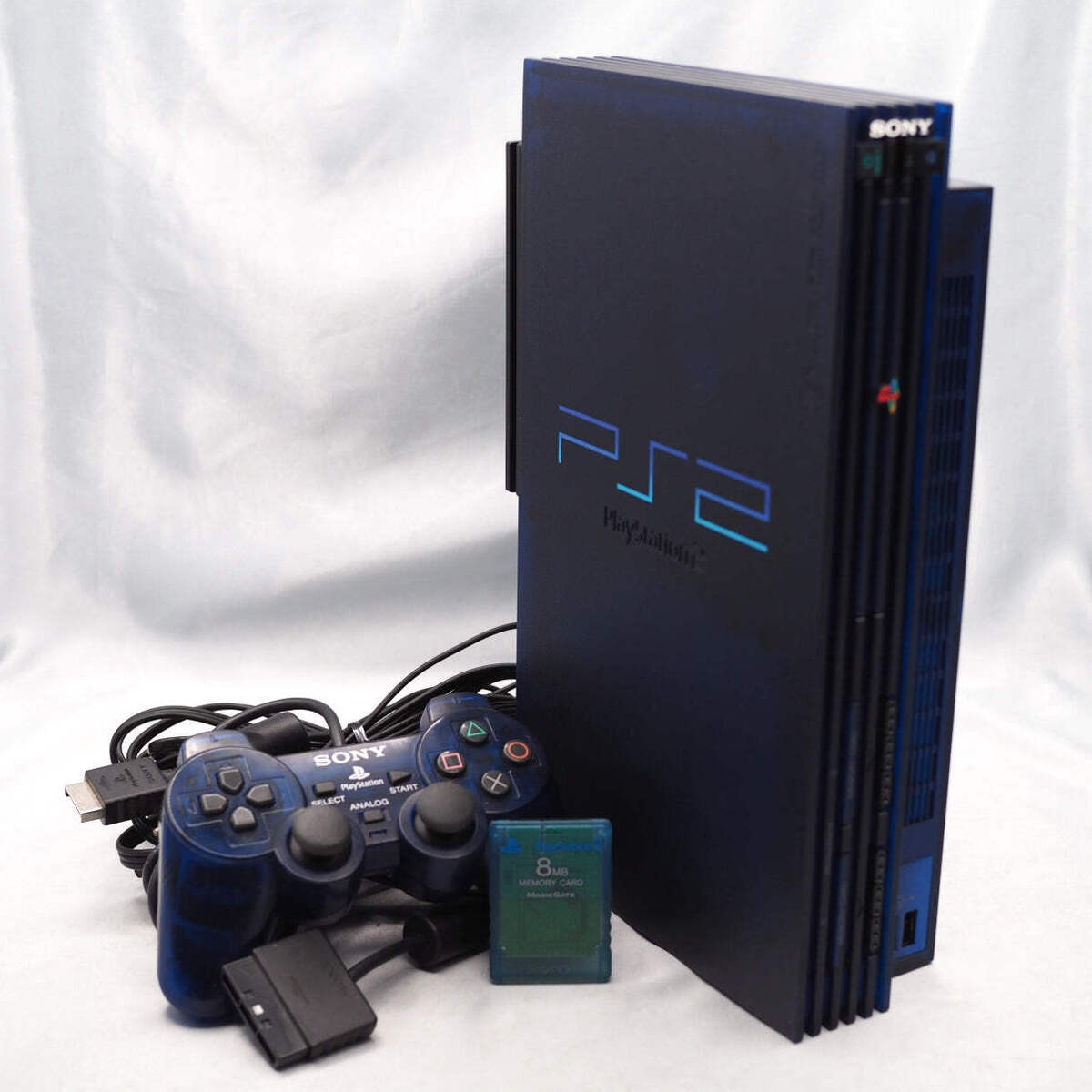 PS 2 BB Pack Console system SCPH-50000 MB/NH OCEAN BLUE NTSC PS 2 BB Pack Console system SCPH-50000 MB/NH OCEAN BLUE NTSC