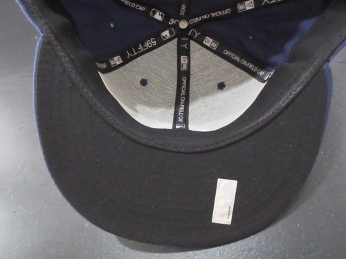 Cappello Berretto Cleveland Indians Fitted Uomo 8 Blu Rosso Chief Wahoo Baseball Nuova Era - Foto 7 di 8