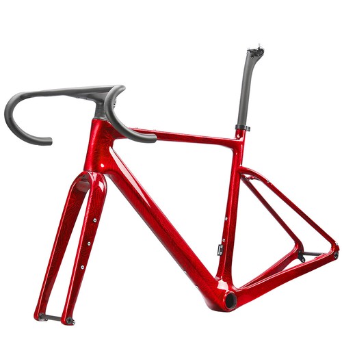 AIRWOLF Carbon Gravel Fahrradrahmen Straßenrennrad Reisen Fahrräder 700*45c - Bild 34 von 63