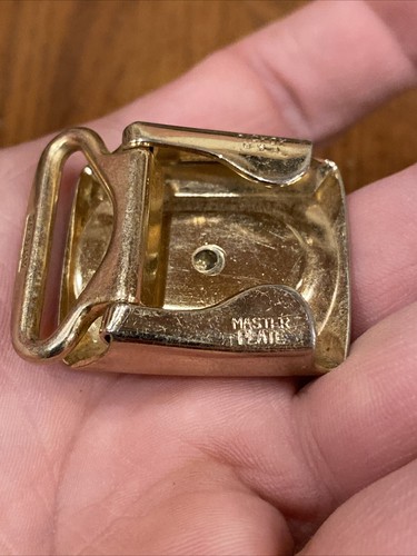 De Colección TONO DORADO PLATA Hickok EE. UU. Placa Maestra Cinturón Hebilla LETRA MONO Inicial F - Imagen 4 de 23