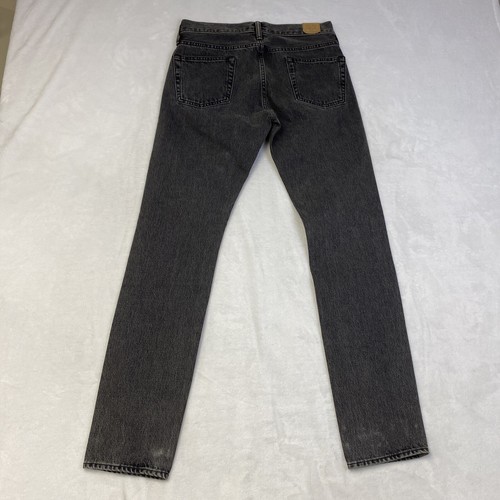 NEU J.Crew Herren 484 Slim Fit Tapered Leg Denim Jeans Verwaschen Schwarz 28 x 32 - Bild 9 von 10