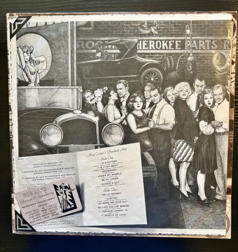 Alice Cooper~Greatest Hits~Vinyl LP~1974~Warner Brothers Records~Excellent Condi - Picture 8 of 14
