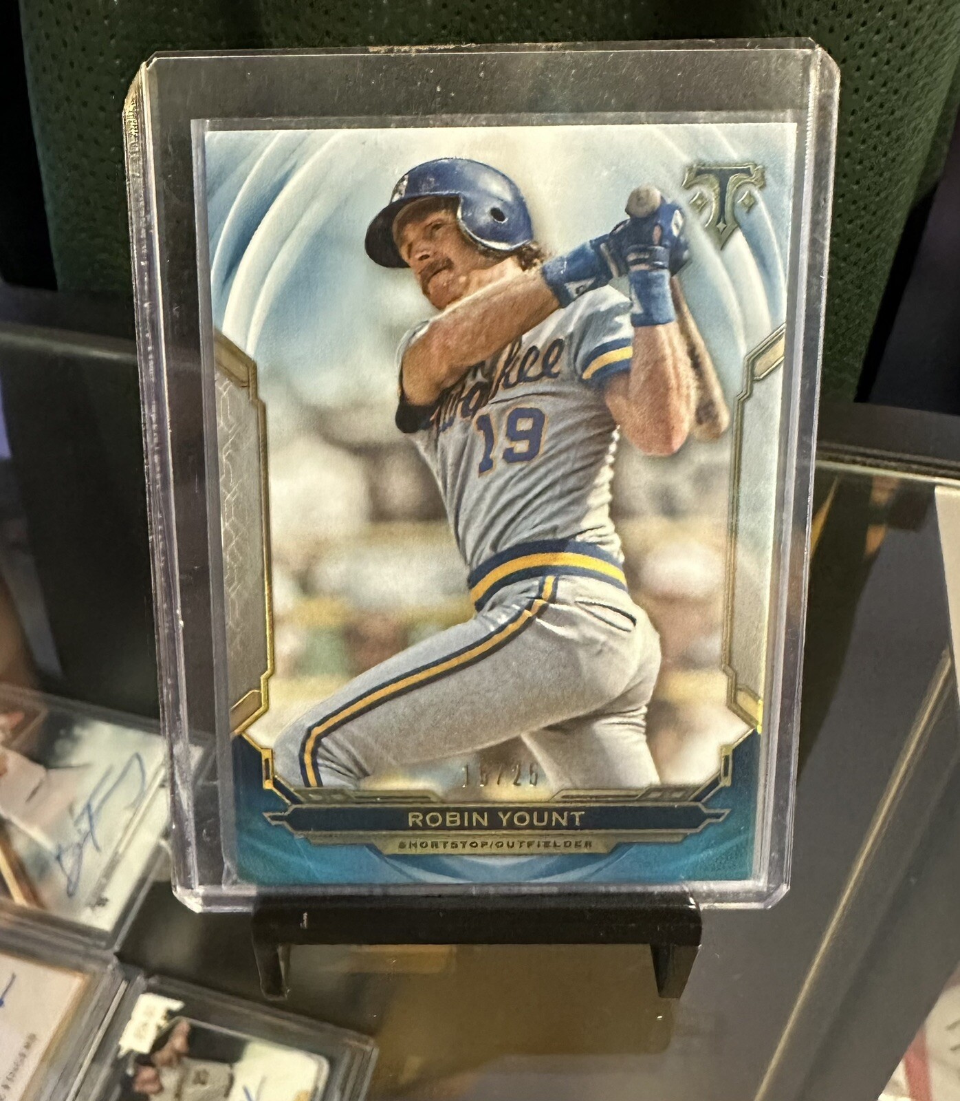 2019 Topps Triple Threads Robin Yount /25 #30 Brewers H.O.F