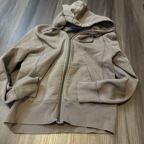 Nike Tan Light Brown Zip Up Hoodie Youth Size Medium 8-10