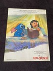 Lilo & Stitch 2002 Oscar ad reading in bed with cookies & The Lion King Disney