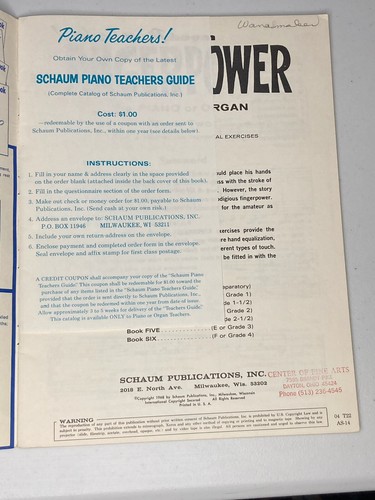 Fingerpower Piano & Organ Sheet Music Book lot 1 & 2 Progressive Technical Set - Picture 16 of 23