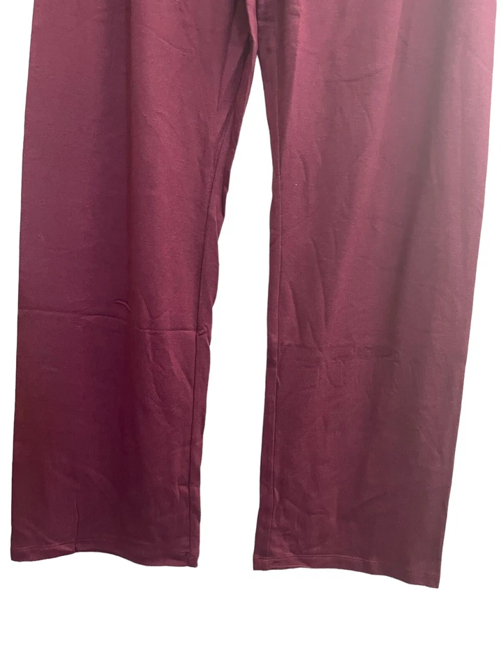 Calça lounge nova com etiquetas Pj Salvage média vinho do Porto marrom encaixe falso #PQ27/38/46/54 - Imagem 4 de 4