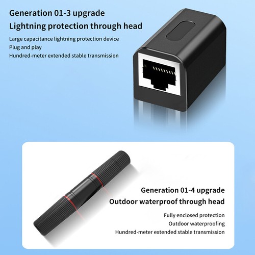 RJ45 Connector Network Extender Female To Female Ethernet Adapter Gigabit - Afbeelding 5 van 16