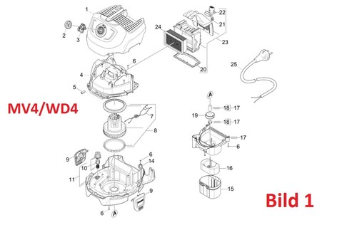 Kärcher  Ersatzteile für Mehrzwecksauger Kärcher WD4 / MV4 - Bild 19 von 41