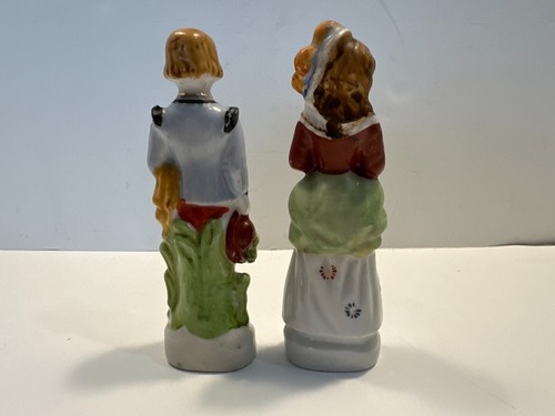 Victorian Man/Woman 5" Porcelain Figurines Made in Occupied Japan 1940's/1950's - Picture 2 of 6