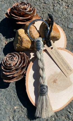  Llavero/acentos de concho estilo cuerda trenzado estilo cuerda de vaquero coleccionables  - Imagen 11 de 23