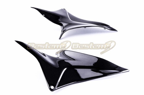 2007-2012 Honda CBR600RR Carbon Fiber Tank Side Panel Fairing Cowl 2011 2010 - Picture 3 of 4