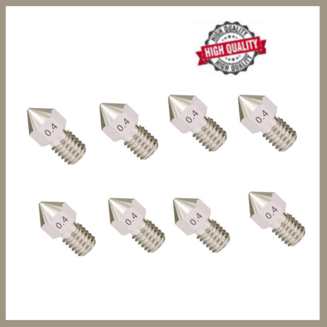 3D Drucker Düse Nozzle MK8 0 3-1 mm Stahl Extruder M6 Druckerkopf 1 75/3mm Anet 3D Drucker Düse Nozzle MK8 0 3-1 mm Stahl Extruder M6 Druckerkopf 1 75/3mm Anet