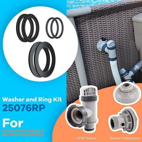 6x Ersatz Dichtung für Intex Pool 10745 für P6029 Poolschlauch Poolanschluss - Bild 12 von 14