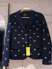 Fendi Embroidered Blazer/jacket Uk Size 12 (36 Inch Chest)