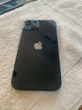 Apple iPhone 13 rear housing back glass chasis black/blue ( C )