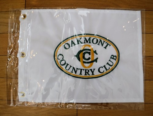 NEW Official Merchandise Oakmont Country Club Embroidered Golf Pin Flag White - Picture 4 of 4