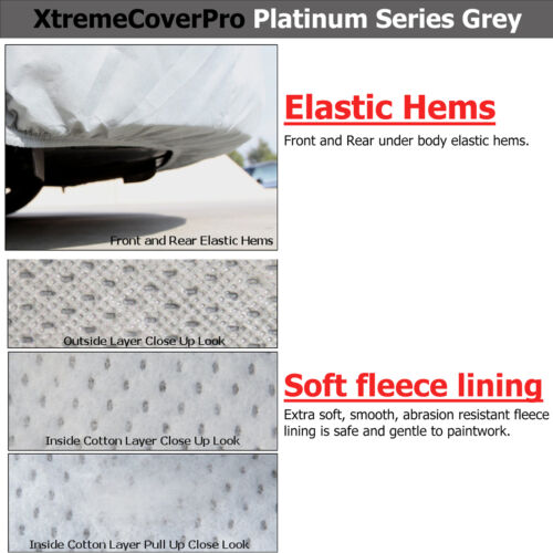 2020 2021 GMC SIERRA 1500 Double Cab 6.5FT Box WATERPROOF CAR COVER - Picture 3 of 11