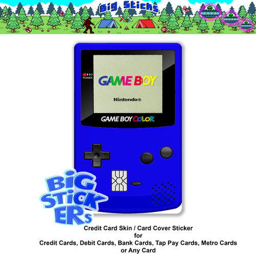 GameBoy Color Series Credit Card Skin Cover, Die-cut SMART Vinyl Decal Wrap - Picture 30 of 31