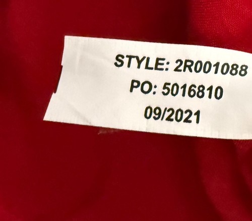 Falda de lentejuelas roja tartán Vineyard Vines para mujer talla 0 nueva con etiqueta - Imagen 6 de 6