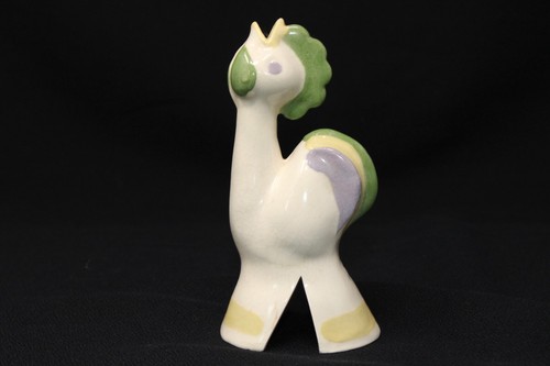Vintage CALIFORNIA CLEMINSONS Ceramic Pie Bird Steam Vent Rooster, 4.5" Tall EUC - Picture 4 of 11