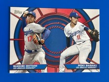 Shohei Ohtani & Roki Sasaki 2025 Topps Series 2 (SP) Dynamic Duo #DD-15 Dodgers
