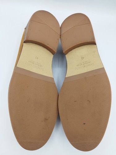 Zapatos de vestir mocasines Russell & Bromley Keeble de cuero marrón tostado EU43 UK9 - Imagen 12 de 13