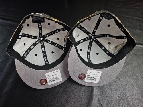 NEW New York Yankees Realtree Black Camo New Era Fitted Exclusive Lids 59FIFTY - Picture 5 of 7