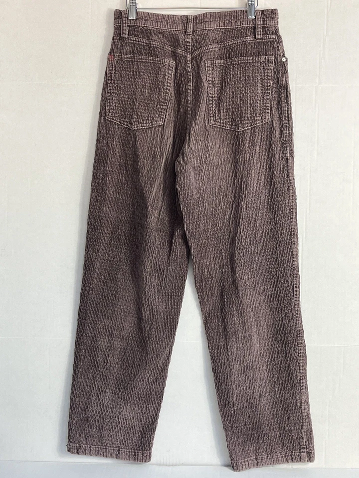 Pantalones de pana BDG Urban Outfitters para mujer holgados de tiro alto marrón talla 30 Foto 4 de 4