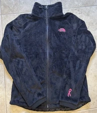 The North Face Pink Ribbon Osito Fleece Jacket Breast Cancer Awareness Medium