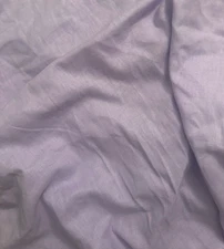 100% Flax Linen Fabric Light to Medium Weight Piece Dyed Lilac Color 57" Wide