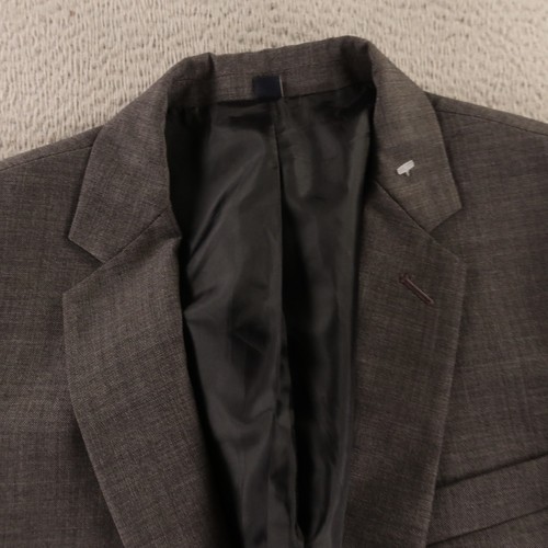 Chaqueta J Crew M 40S Gris 100% Lana Thompson Dos Botones Blazer Abrigo Deportivo - Imagen 2 de 16