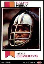 1973 Topps #321 Ralph Neely Cowboys Oklahoma 5 - EX