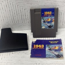 1943: The Battle of Midway (Nintendo NES, 1988) Authentic- With Manual