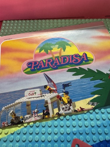 LEGO Paradisa #6411 Sand Dollar Cafe 1992 OPEN BOX Sealed Bags Complete - Afbeelding 9 van 24