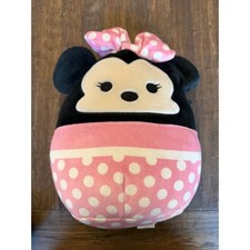 Squishmallows Disney Minnie Mouse Pink Polka Dot Bow Plush Stuffed Toy 8 inch