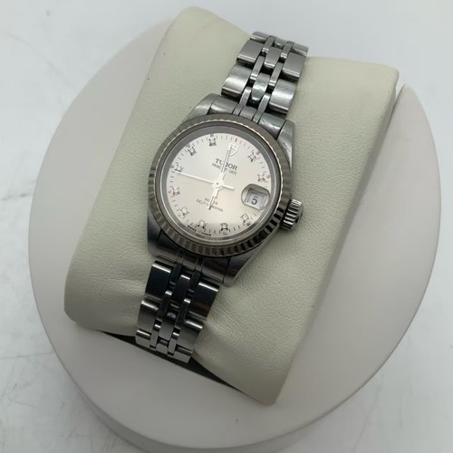 Tudor Princess Date Silver Diamond Dial 92414 Women's Watch Auto 25mm - Picture 2 of 5